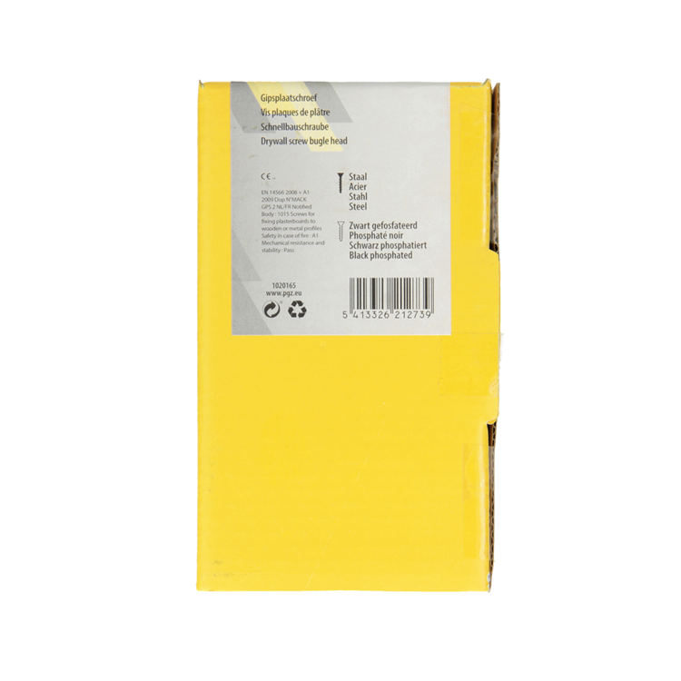 Mack 1020165 - gipsplaatschroef zwart gefosfat. 200 st 3,5 x 55 mm | 3 stuks
