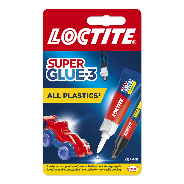 Loctite 1069855 - all plastics 2 g + 4ml | 6 stuks
