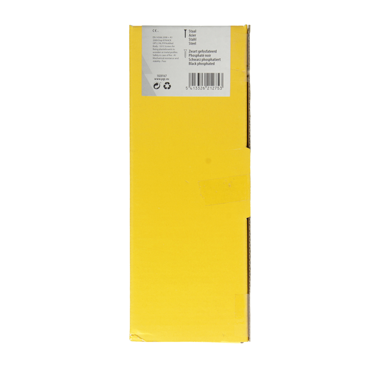 Mack 1020167 - gipsplaatschroef zwart gefosfat. 200 st 4,2 x 75 mm | 1 stuks