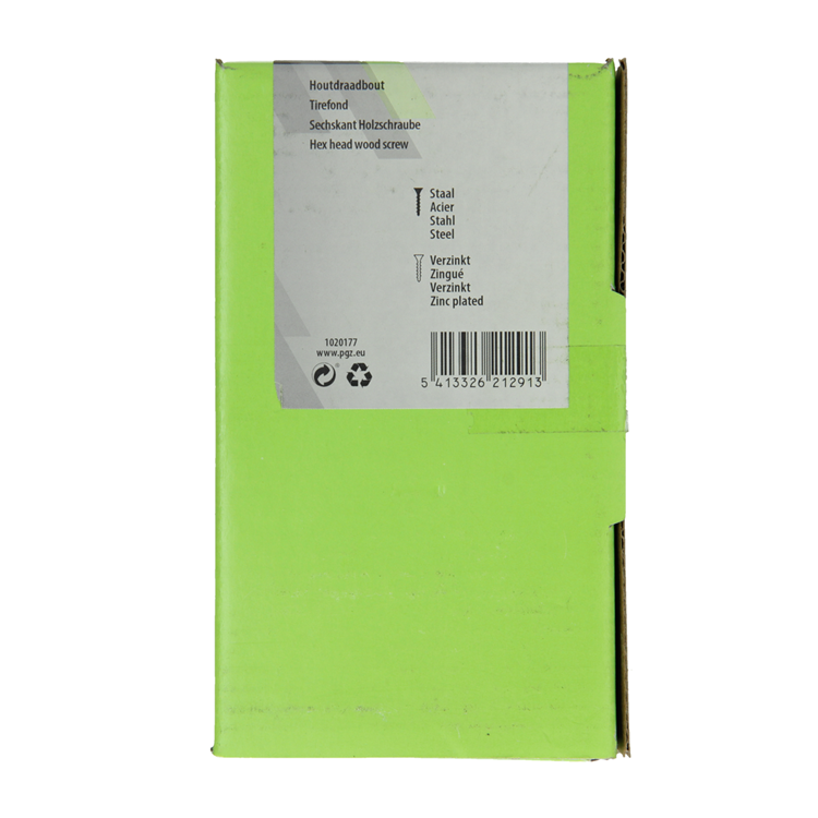 Mack 1020177 - houtdraadbout verzinkt 45 st 8 x 70 mm | 3 stuks