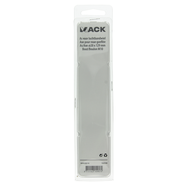 Mack 1060244 - as 20x129, boring m10 + 2 bevestigingsbouten m10 | 5 stuks