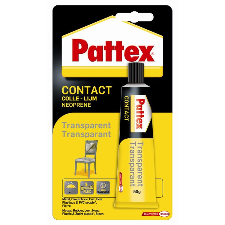 Adhésif de contact Patex 50gr transparent