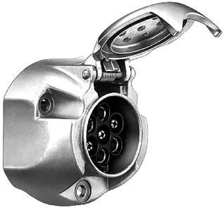 Hella steckdose socket 7-pin screw connection
