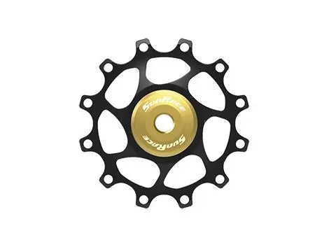 Sunrace derailleurwiel 12t aluminium goud