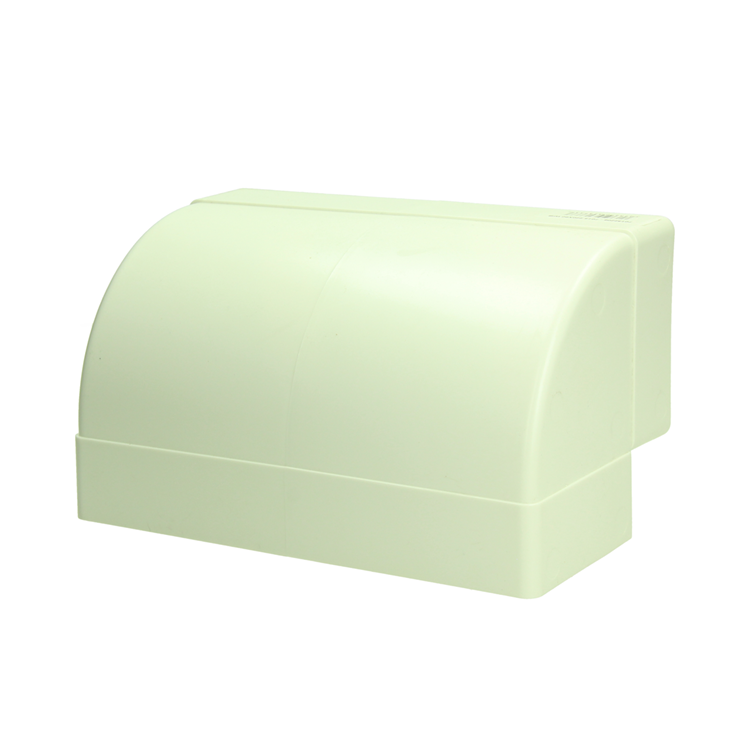 Renson 1069271 - pvc hoekverbinding vert. 90° 7015 (220x90) (wit) | 3 stuks