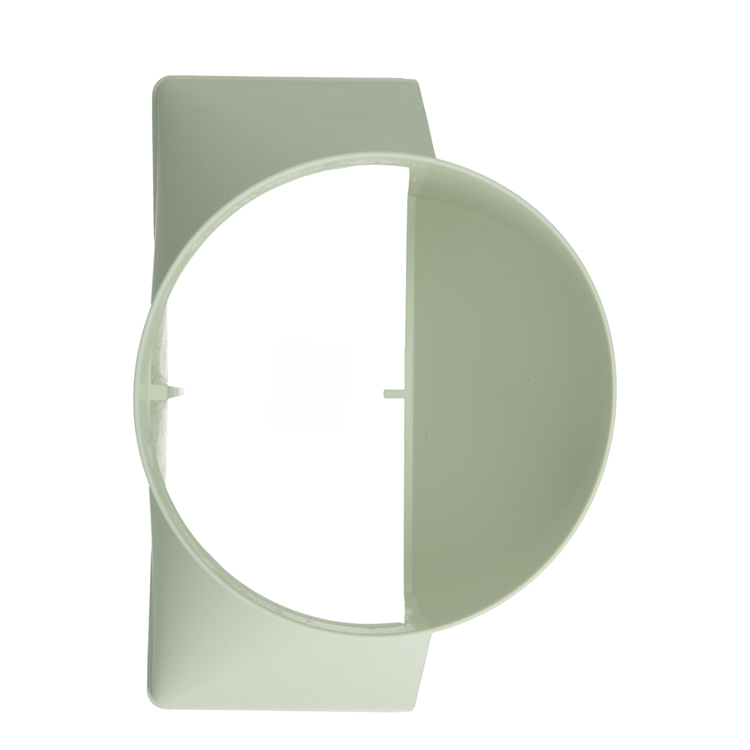Renson 1069274 - pvc verbindingsst.rond rechth.7021 (220x90-dia 150) (wit) | 3 stuks