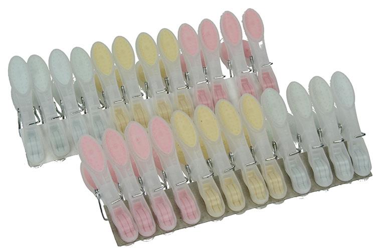 Moerman 1003413 - wasknijpers soft grip 24st | 12 stuks
