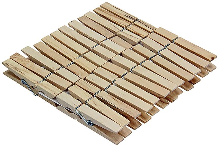 Starbright 1056830 - wasknijpers hout sb 24st | 6 stuks