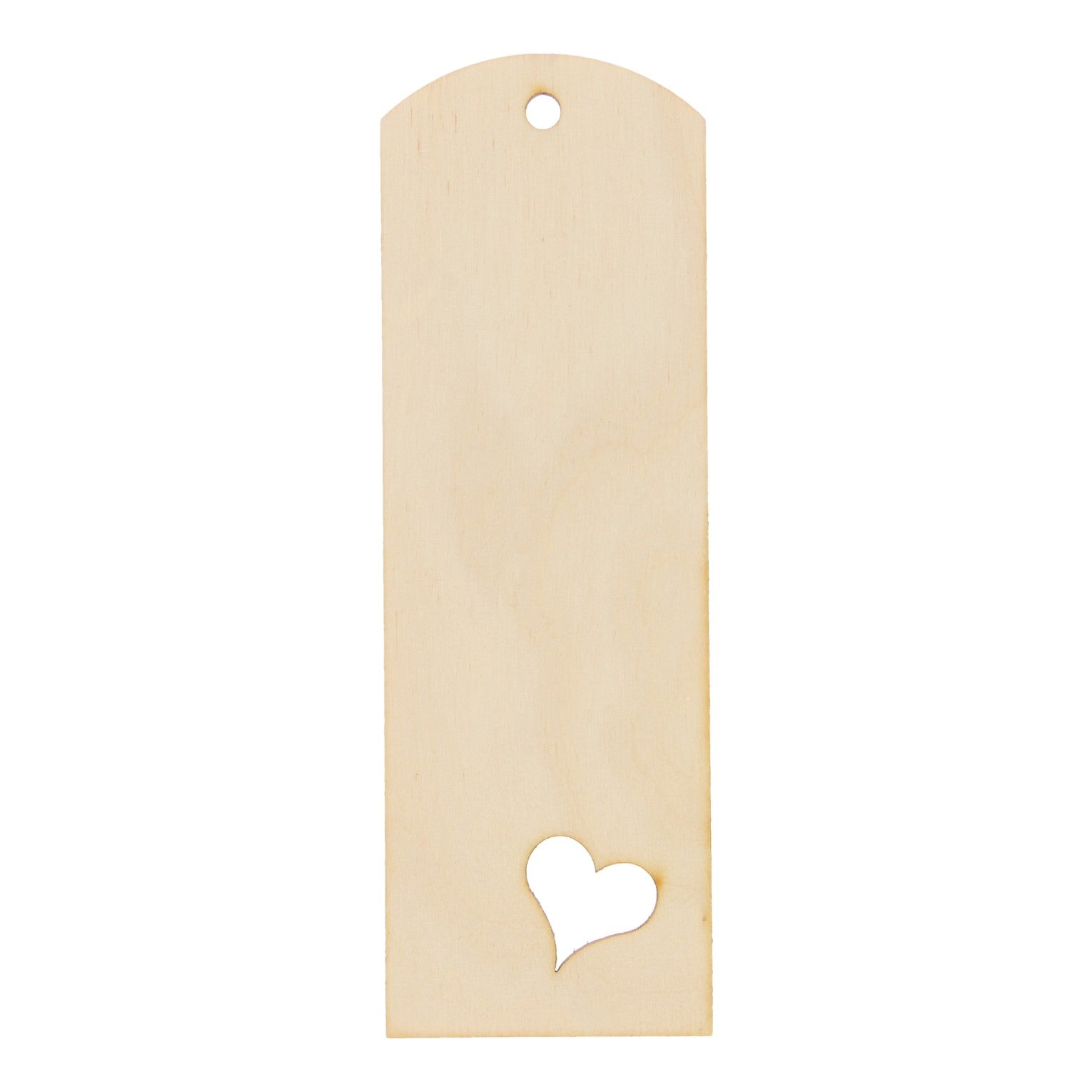 Playwood boekenlegger met hartvorm triplex