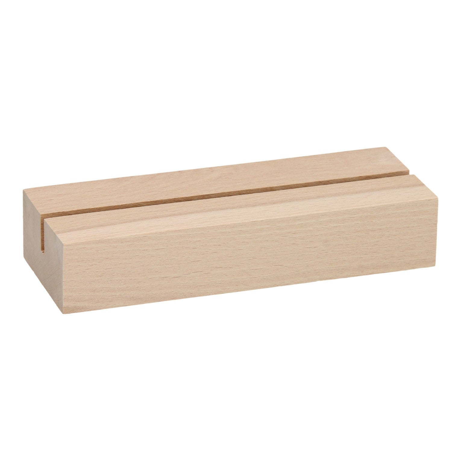Merkloos sans marque playwood kaarthouder a5 formaat beukenhout