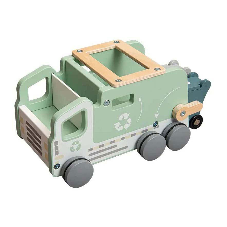 Playwood houten vuilniswagen vormenauto