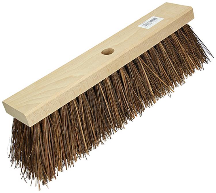 1008318 - gemeentebezem plat ongelakt 50% bassine bl 45 cm | 3 stuks