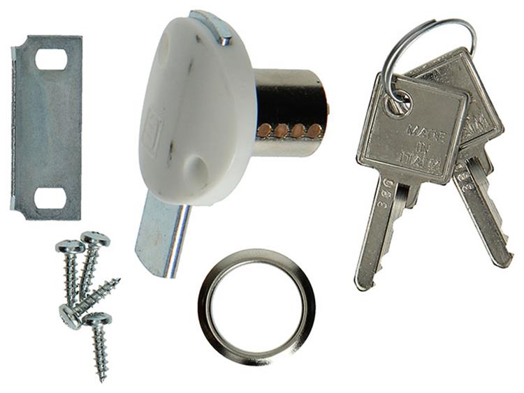 Mack 1015830 - 1 oplegcilinder wit 20 mm | 5 stuks