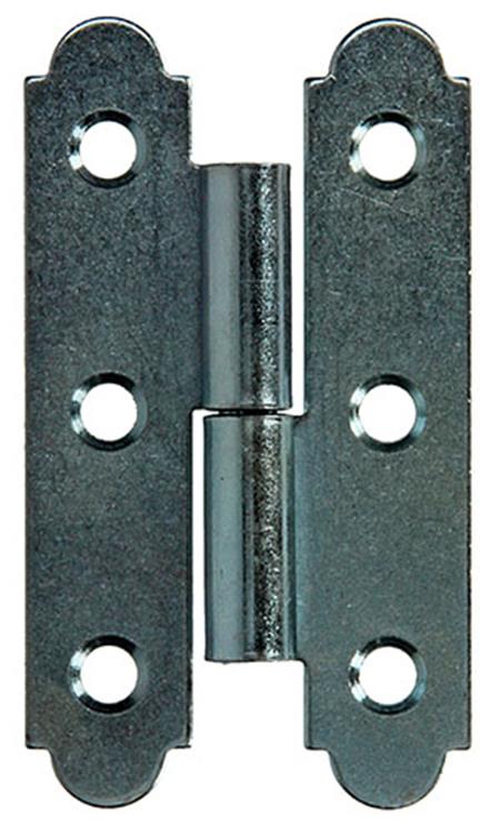 Mack 1013258 - 2 spaanse paumellen rechts verzinkt h 80 x b 45mm | 5 stuks
