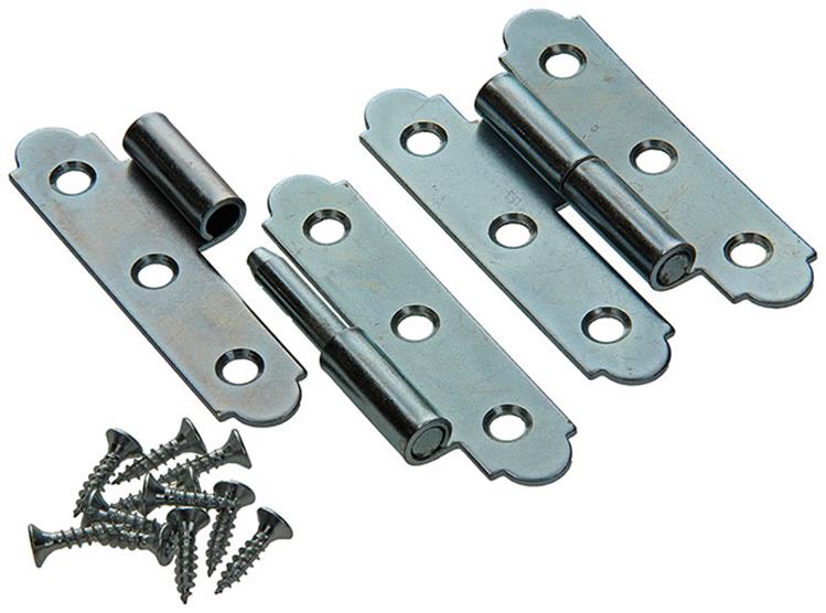 Mack 1013258 - 2 spaanse paumellen rechts verzinkt h 80 x b 45mm | 5 stuks