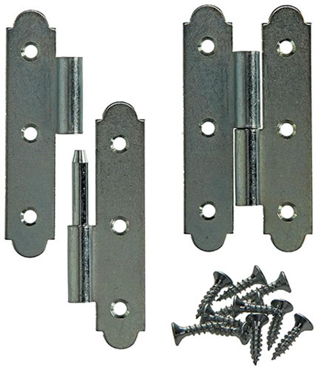 Mack 1013259 - 2 spaanse paumellen rechts verzinkt h 90 x b 50 mm | 5 stuks
