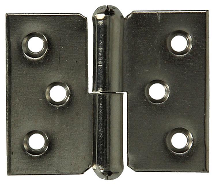 Mack 1013350 - 2 meubelpaumellen links vernikkeld h 40 x b 50 mm | 5 stuks
