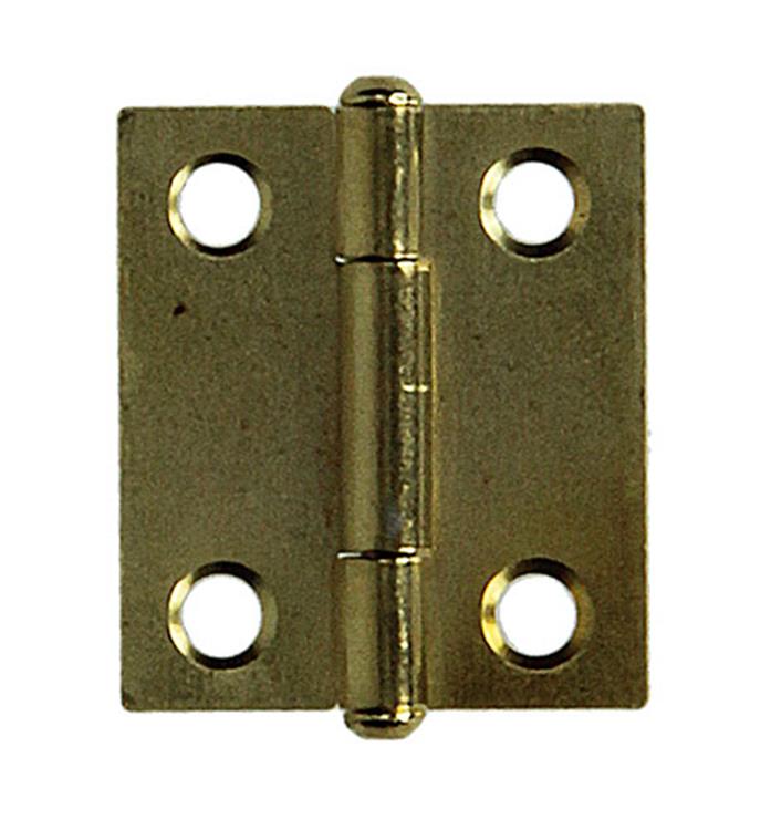 Mack 1013502 - 2 smalle scharnieren messing h 25 x b 18 mm | 5 stuks