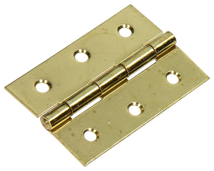 Mack 1013571 - 2 zware scharn. vermessingd h 75 x b 50 mm | 5 stuks