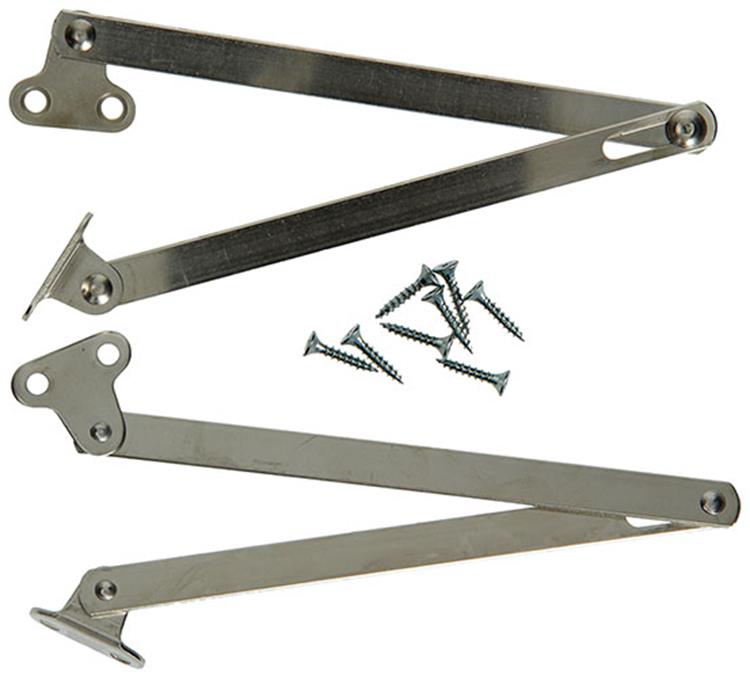 Mack 1013344 - 2 meubelscharen vernikkeld 250 mm | 5 stuks