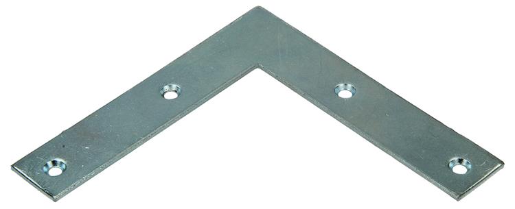 Mack 1013305 - 8 platte winkelhaken verzinkt 100x100x20x2mm | 10 stuks