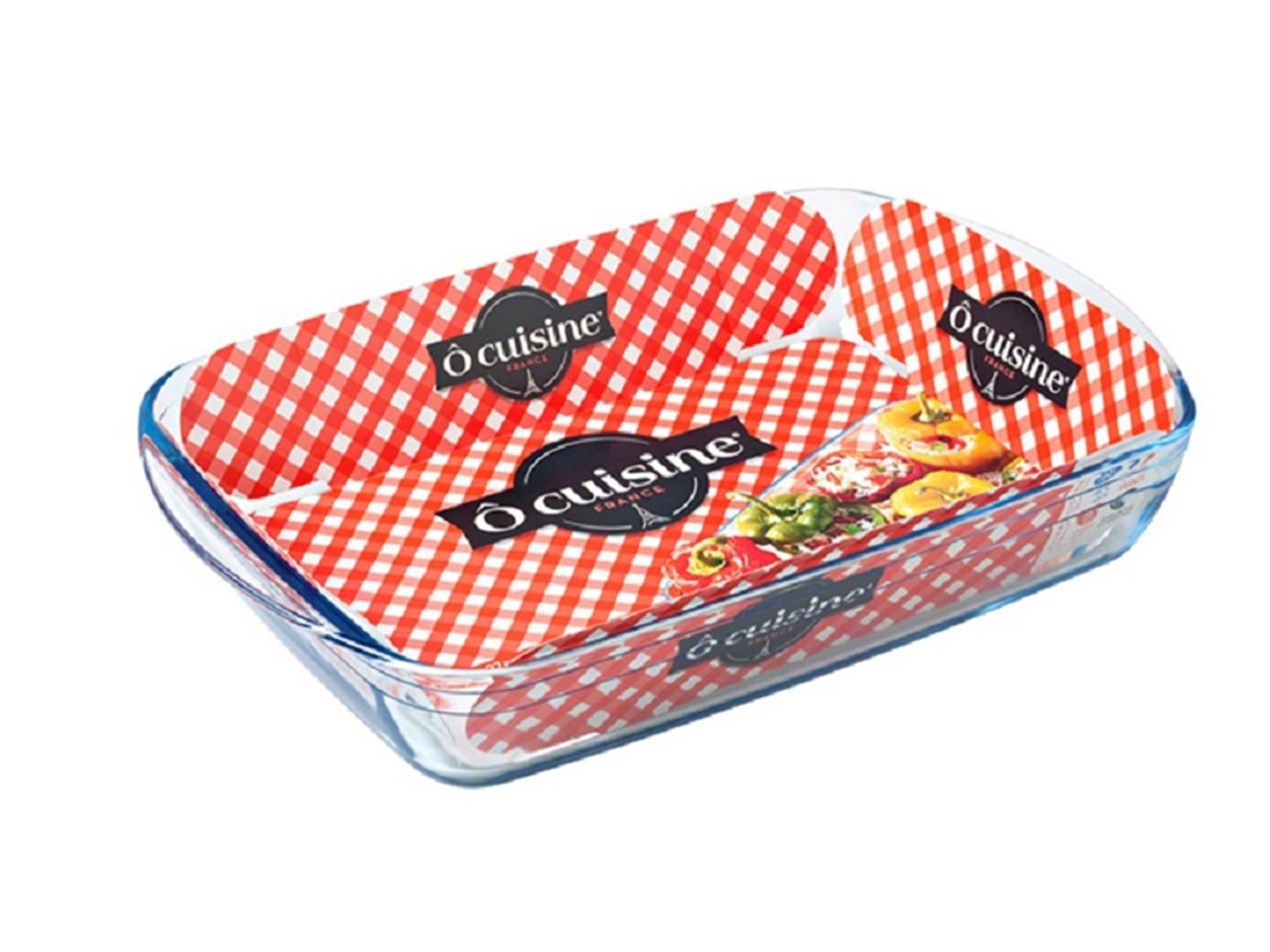 O cuisine cuisine performance o.cuisine ovenschaal - 39x24x6cm - 3l - transparant - 1 stuk