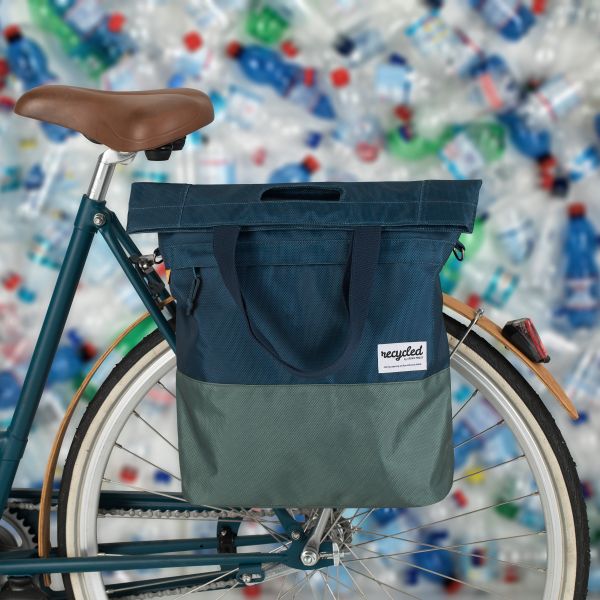 Urban Proof bicycle shopper blue-green 20L
