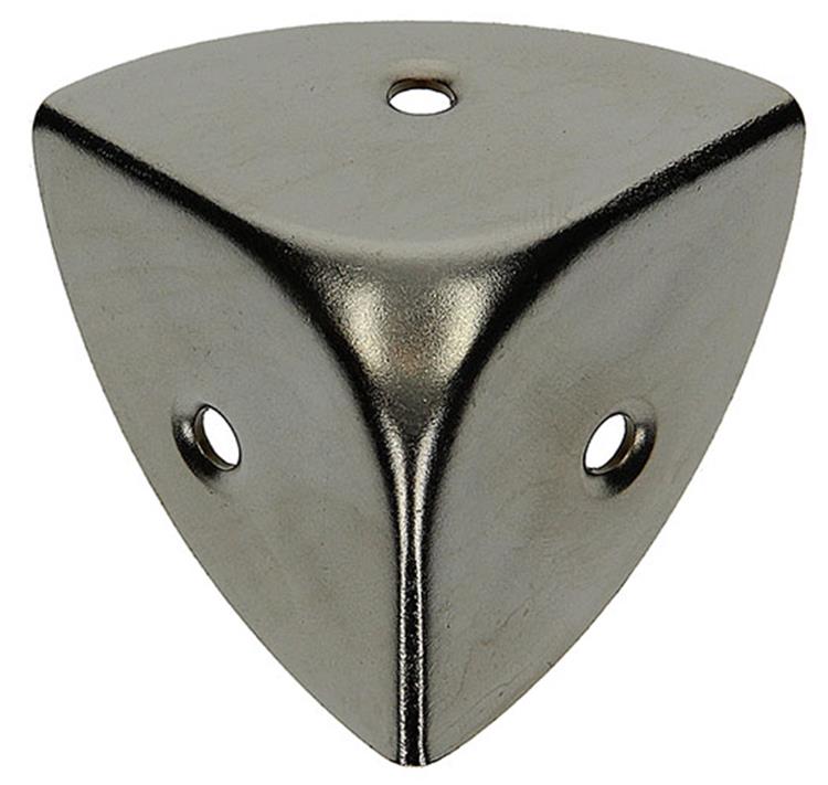 Mack 1013346 - 4 valieshoeken vernikkeld 35 mm | 5 stuks