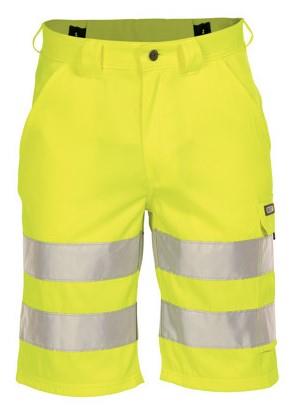 Dassy hoge zichtbaarheidsshort idaho p k fluogeel 56