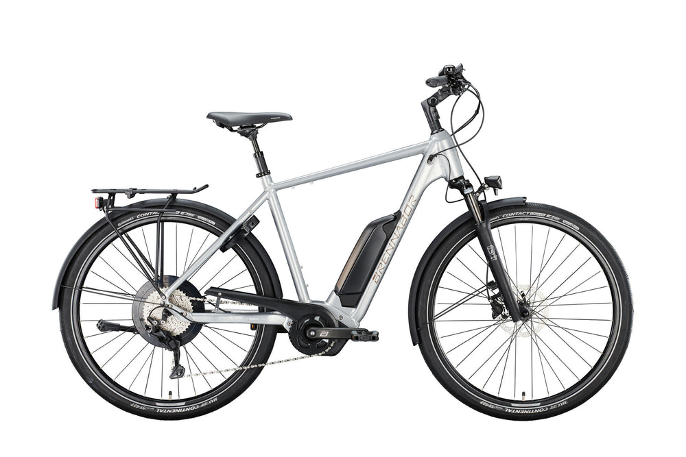 Brennabor elektrische trekkingfiets t-38e mod. 24 ebike trekk. t-38e 28 50 he. 8sp. silver brown