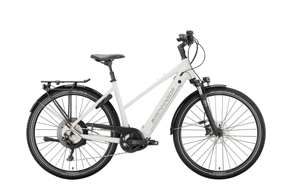 Brennabor elektrische trekkingfiets t-66e mod. 22 ebike trekk. t-66e 28 50 trap.10sp. grey m grey m.