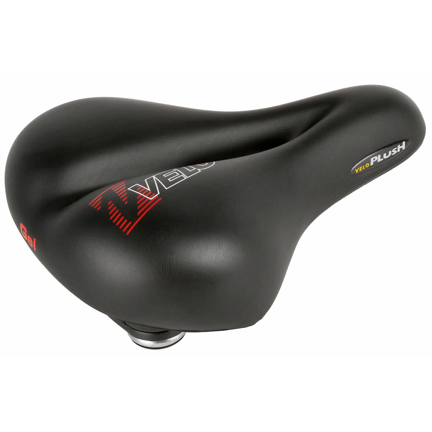 Velo pluche gelzadel elasto city 275x213mm zwart op kaart