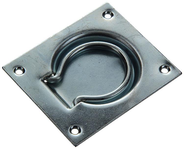 1010889 - luikring blauw verzinkt 75 x 90 mm | 10 stuks