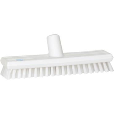 Vikan vloerschrobber hard met waterdoorlaat 65x275 wit