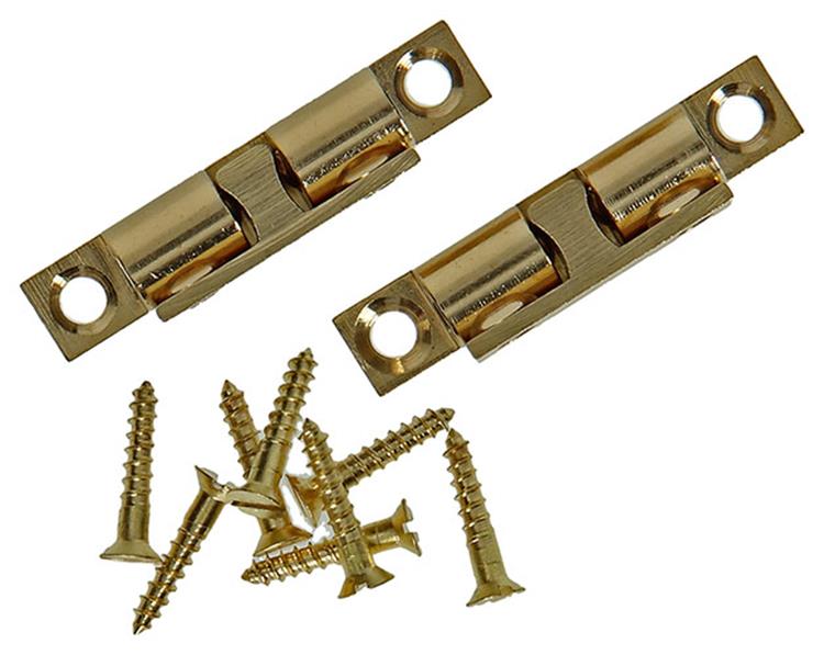Mack 1013771 - 2 kogelsnapsloten messing h 44 x b 8 mm | 5 stuks