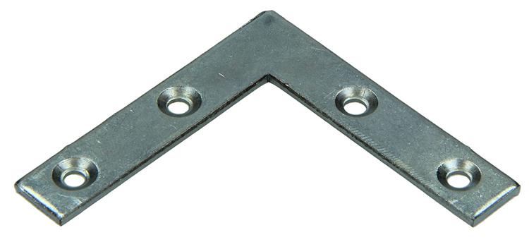 1013749 - 20 platte winkelhaken verzinkt50x50x10mm | 10 stuks
