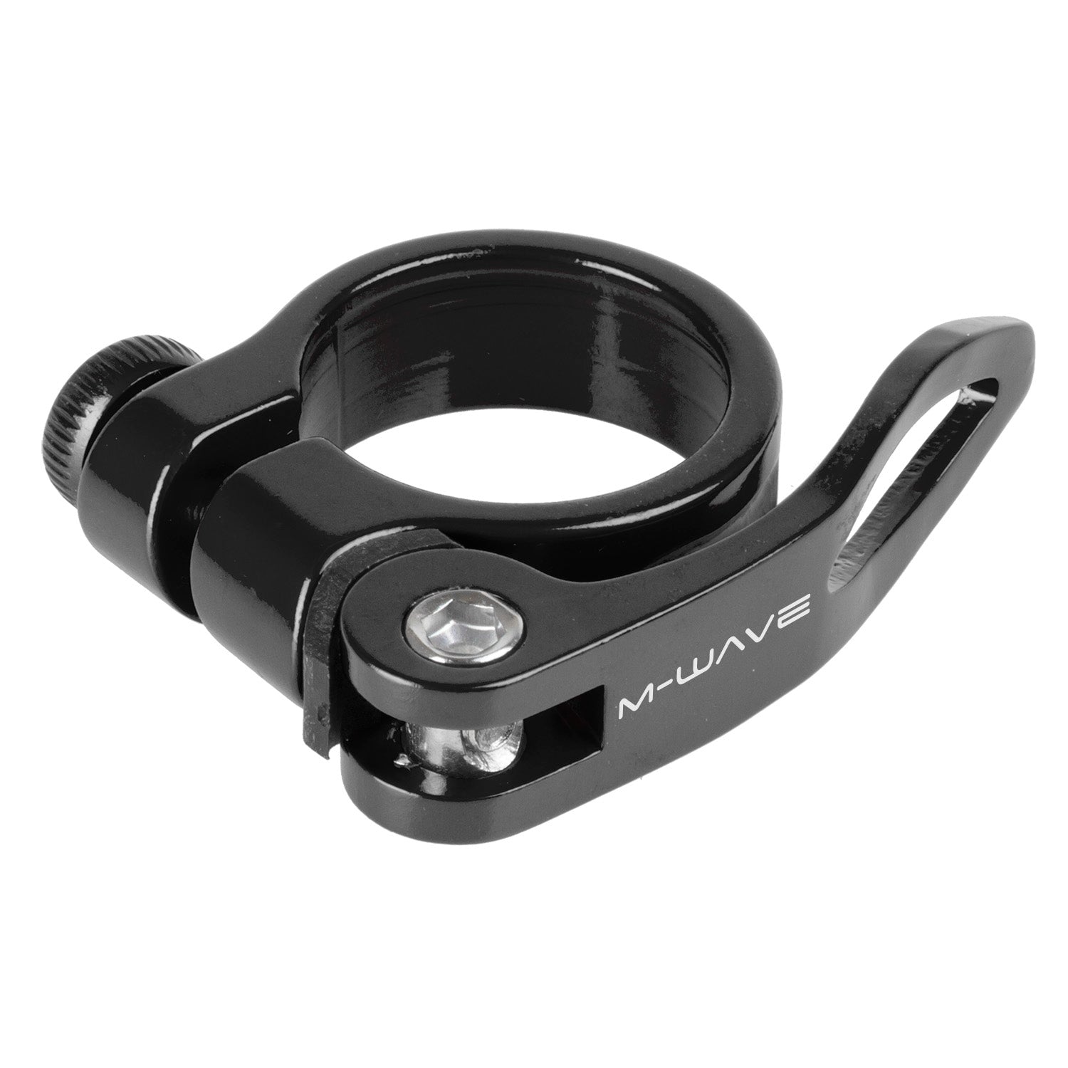 M-Wave Zadelpenklem met snelspanner 31,8mm zwart (hangverpakking)