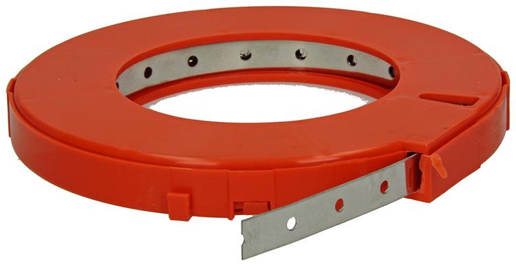1014766 - geperforeerd bandijzer, inox 12mmx0.8mm x10m | 2 stuks