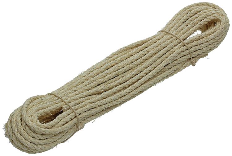 Mack 1014926 - sisal gedraaide streng 6mm ca 20m | 5 stuks