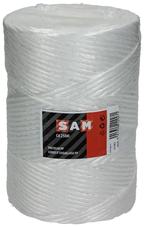 Mack 1014945 - paktouw pp wit 3mm ca 250m | 5 stuks