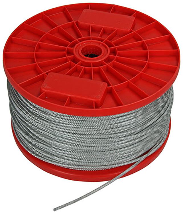 Mack 1015569 - staalkabel pvc mantel 6x7 200m2-3mm wll 45 kg din en12385-4 | 200 stuks