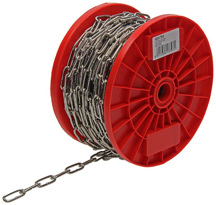 Mack 1015114 - kett. inox sch. lang din5685-1ø 3mm l 26mm 30m wwl 40 kg | 30 stuks