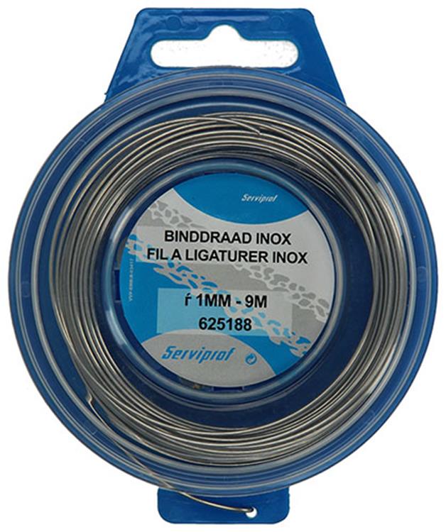 Mack 1015188 - binddraad inox hobby ø1mm - 9m | 6 stuks