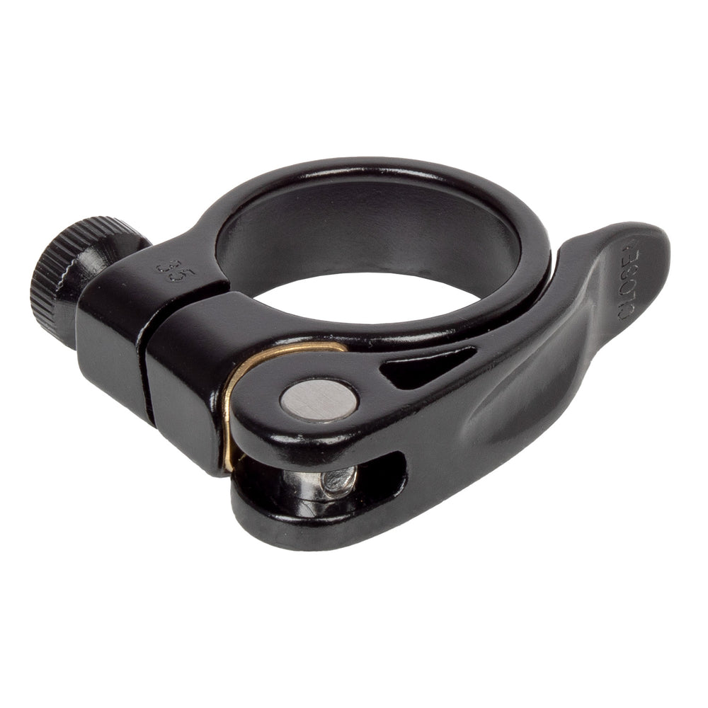 Zoom zadelpenklem met snelspanner 35mm, zwart