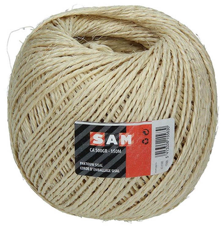 Mack 1013953 - paktouw sisal bobijn 3mm ca 90m | 5 stuks