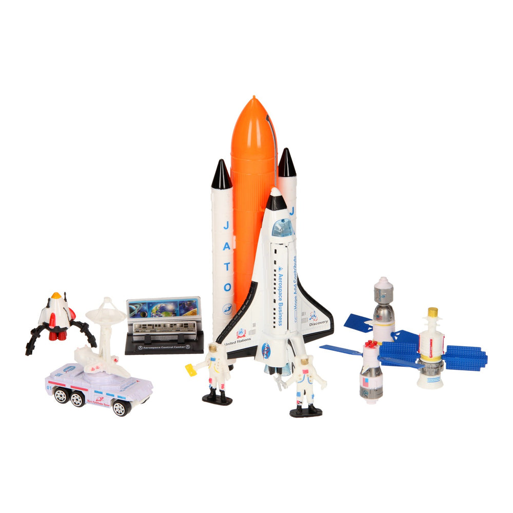 Johntoy space shuttle set groot met licht en geluid
