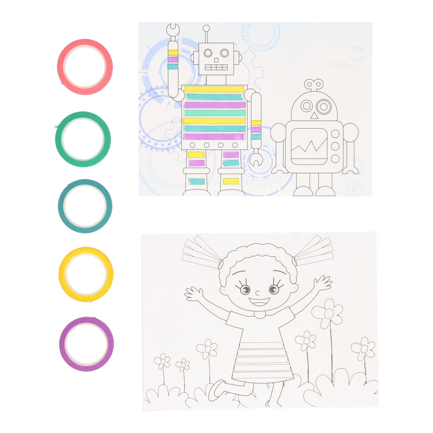 Twizz Knippen en plakken junior 16-delig