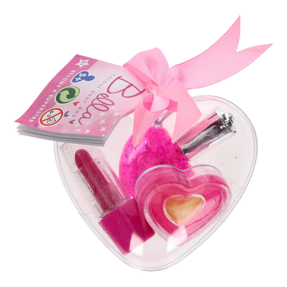 Johntoy heart-shaped make-up set
