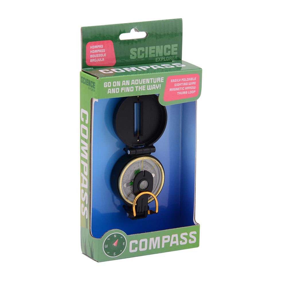 Johntoy science explorer compass in box