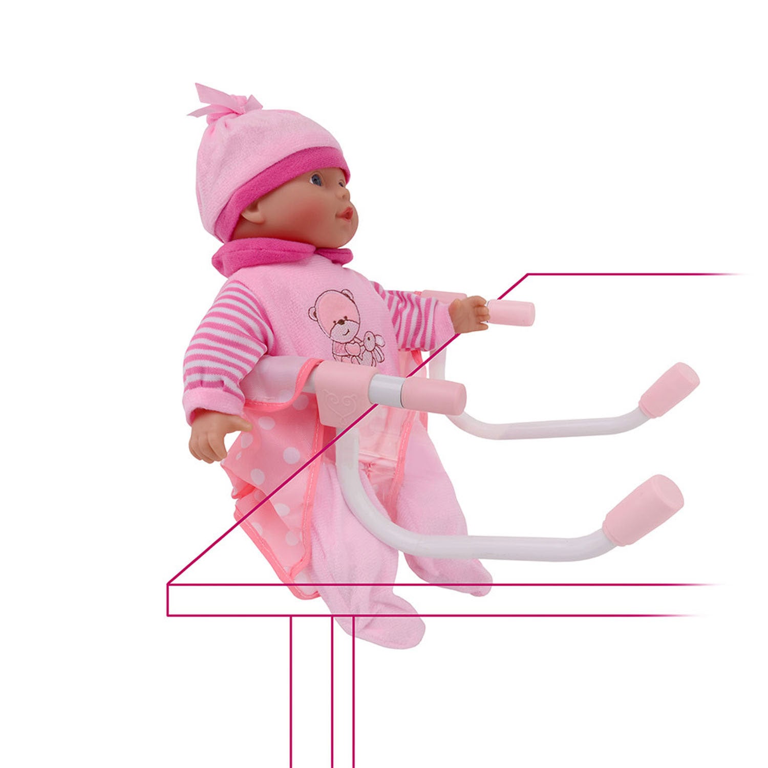 Johntoy john toy baby rose tafelstoel